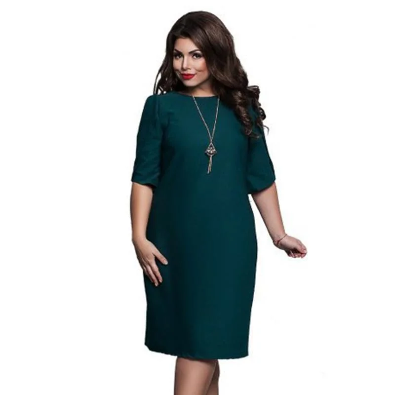 Elevate your style with fashionable women’s clothing   ANALUKE Straight Office Work Casual Dress