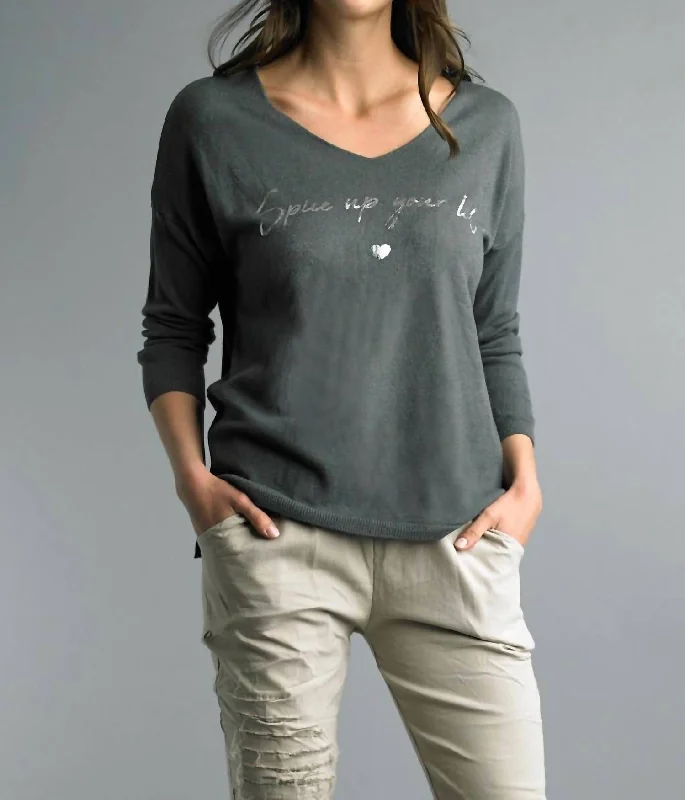 Timeless clothing pieces every woman should own   Spice Up Your Life Sweater In Grey