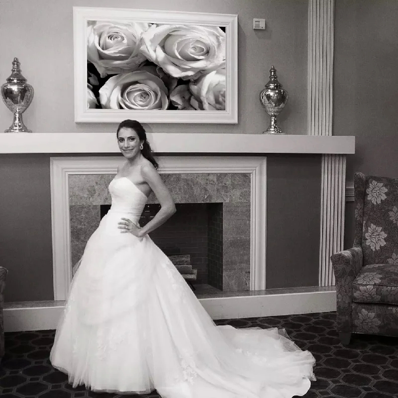 The ultimate destination for women’s clothing   David's Bridal WG3403 - Tulle ball gown with lace up back