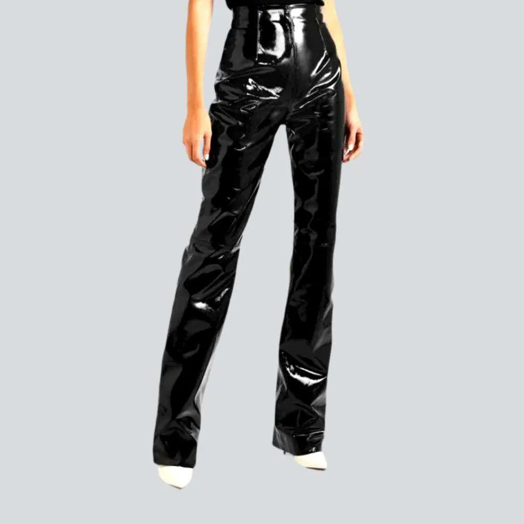 Stylish clothing designed to flatter every woman   Wax straight women's denim pants