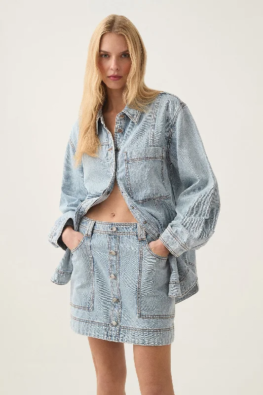 Women’s clothing to inspire confidence and beauty   Aura Denim Shirt